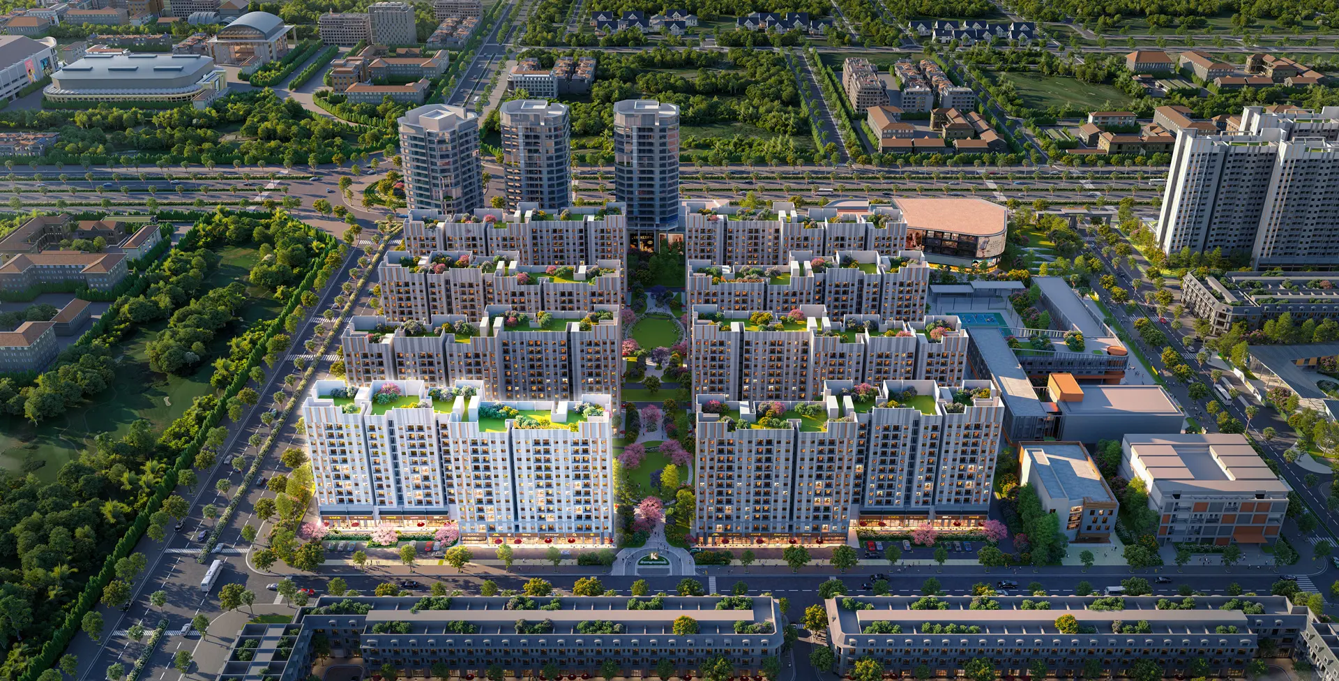 Phối cảnh tổng thể K-Home Avenue