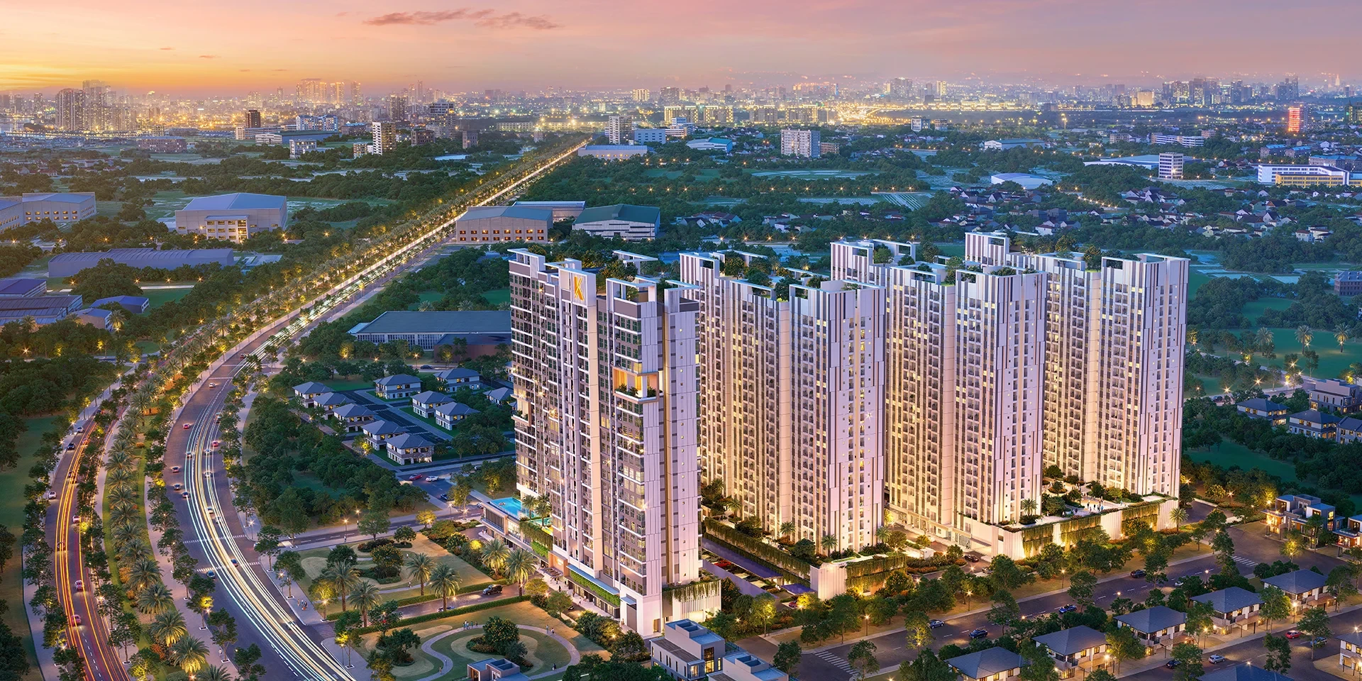 Phối cảnh toàn khu K Home City View