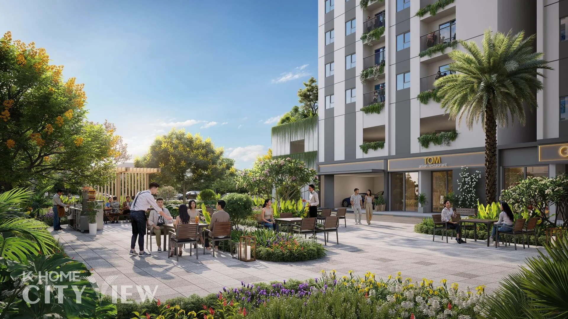 K-Home City View · Phối cảnh không gian và tiện ích