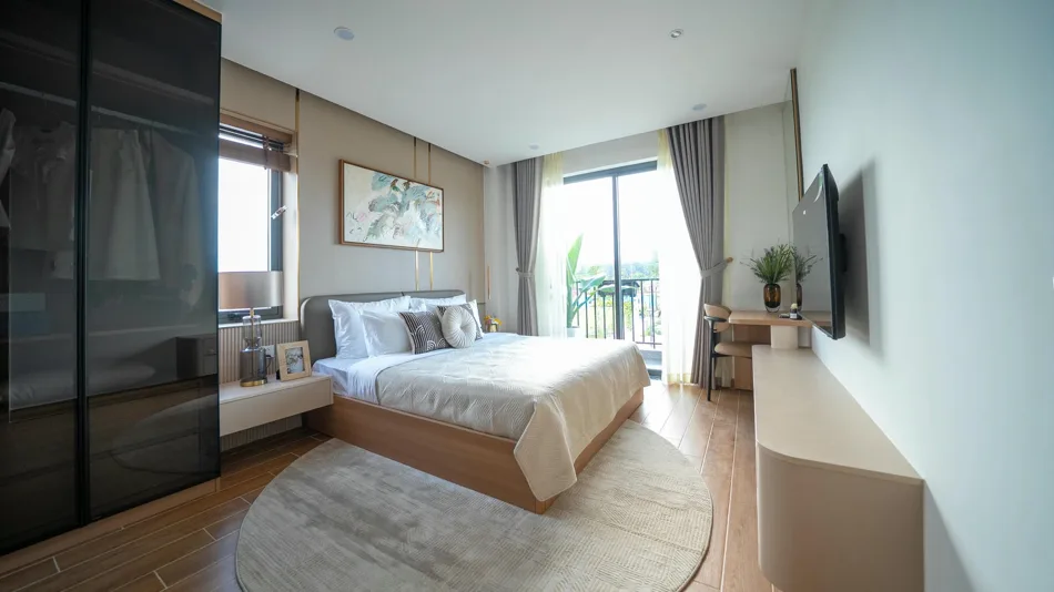 Phòng ngủ nhà mẫu The Link City